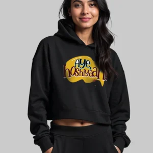 Aye Hoshiyari Women's Cropped Hoodie