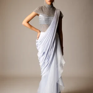Monsoon Majesty Saree Gown