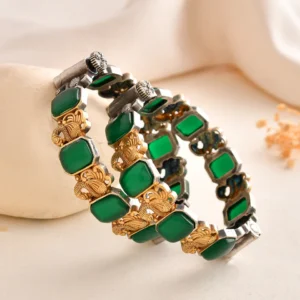 Emerald Enchant Bangles